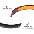thumbnail image 3 of 2pcs Simple Wide Hoops with Teeth Design for Daily Washing and Makeup Headbands, 3 of 9