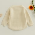 thumbnail image 7 of Okbabeha Toddler Baby Boy Knit Sweater Big/Lil Bro Embroidery Sweater Onesie Brother Matching Outfit Warm Winter Clothes, 7 of 7