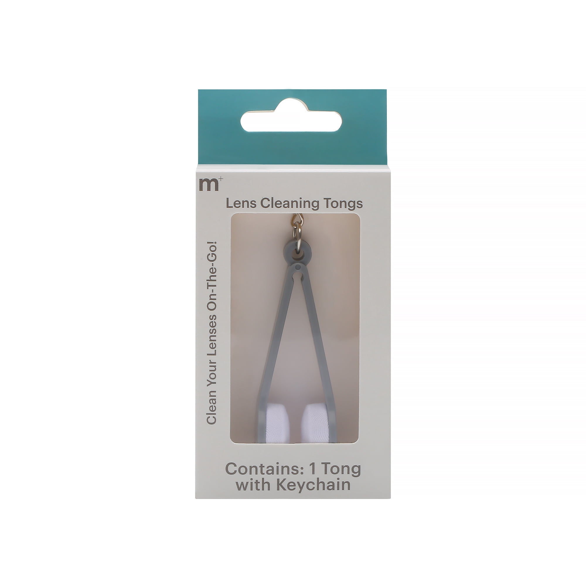 (2 pack) M+ Unisex Portable Cleaning Tongs for Eyeglasses