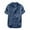 Navy, variant on TSADFHJI Dress Shirts for Men Cotton Fall Shirts Solid Baggy Linen Color Tops Men's Blouse Cotton T Short Sleeve Retro Men's Blouse M Navy