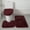 Red1030, variant on Tuvgenk Bath Rugs House Soft Toilet Rug Red U-Shaped 12×12in Set Of3 Floor Mats