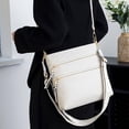 thumbnail image 5 of GASTROPOD 2026 New Crossbody Bags for Women Gender-Neutral Style Womens Crossbody Purse Single Shoulder Strap Small Purses for Women Crossbody Zipper Cross Body Bag for Woman,Off-White, 5 of 7