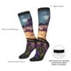 thumbnail image 4 of Balery Starry Night Purple Irises Calcetines novedosos Calcetines deportivos Calcetines hasta la rodilla Calcetines de algodón Calcetines originales y geniales, 4 of 6