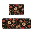 thumbnail image 2 of KER Retro Floral Floormat Classic Floral Design For Kitchen Living Room Bedroom For Daily For Giving, 2 of 3
