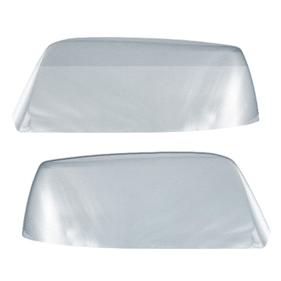 Mirror Covers for 2015-2020 GMC Yukon XL (Chrome Top Half Replacement)