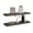 Dark Walnut, variant on TUHOME Ecco 31.5-Inch Floating Shelves Set of Two with Hidden Brackets, Wall-Mounted Shelves