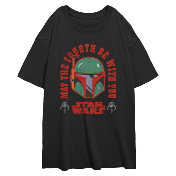 Juniors Star Wars May The Fourth Be With Fett T Shirt