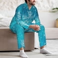 thumbnail image 7 of Sikiie Christmas Snow Mens Pajama Set, Soft Warm Long Sleeve Sleepwear, Cozy Button-Down Pjs for Men-X-Large, 7 of 7