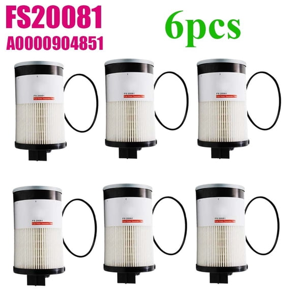 6 NEW FS20081 Fuel Filter Water Separator Fits For Cummins A0000904851