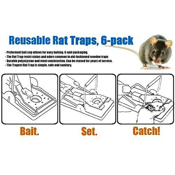 Aspectek Large Rat Trap Mice Traps, Best Humane Instant Kill