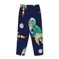 thumbnail image 5 of Bingfone Pajamas For Women,Astronaut Dinosaur And Space Pajama Pants With Pockets-X-Large, 5 of 9