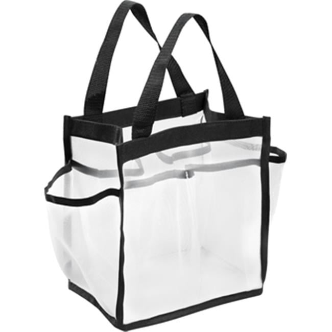 Interdesign Craft Inc 04680 Nylon & Mesh Shower Caddy Tote, White
