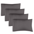 thumbnail image 1 of Juego De 4 Fundas De Almohada Tamaño King - Paquete Extra Suave De 4 Fundas De Almohada - Fundas De Almohada De Lujo Para Hotel Protectores De Almohada Lavables A Máquina - Fundas De Almohada 20X40 4, 1 of 8