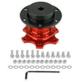 thumbnail image 1 of Kit de adaptador de liberación rápida para buje de volante de coche con tornillos (rojo), 1 of 9
