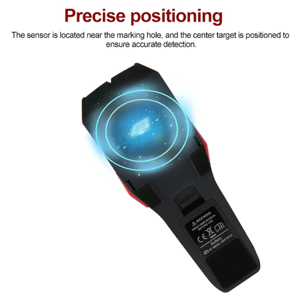 Portable Wire Pipe Detector Wood Metal Detector with LED Buzzer Multifunction Wall Studs Finder Scanning Tool