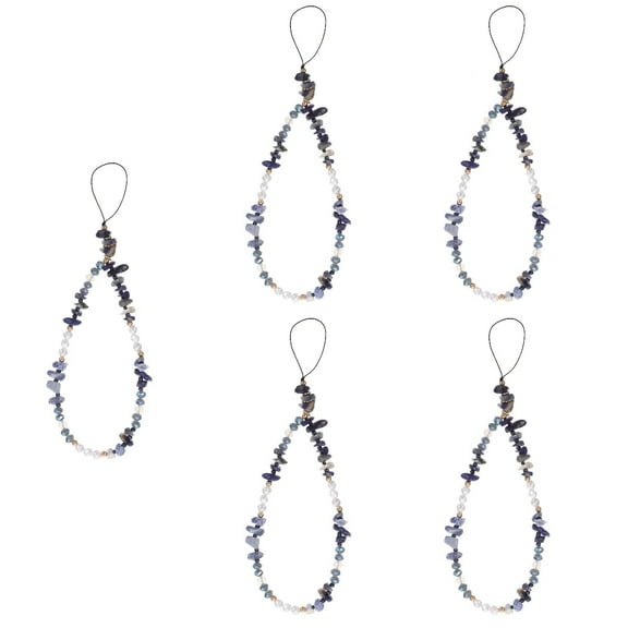 5 PCS Pearl Mobile Phone Chain Exquisite Gift Lanyard