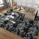 thumbnail image 2 of Alfombra Merelax Plush, 244 x 305 cm, teñida en negro y gris, 2 of 7