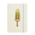 thumbnail image 1 of Carnet à Glaces Jaune Vert Rouge Couverture Rigide en Tissu Journal Classique, 1 of 3