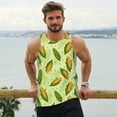 thumbnail image 6 of Pofeuu Fresh Corn Print Men's Workout Tank Tops Sleeveless Muscle Gym Shirt Quick Dry-3X-Large, 6 of 7