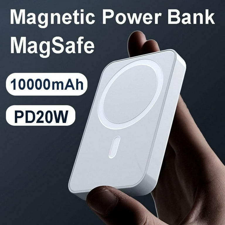 Apple Batería MagSafe, Power Bank Wireless,Bateria Externa Magnetica  Inalámbrico 5000mAh, Cargador portátil inalámbrico PD 20W, Bateria Portatil  iPhone Compatible con MagSafe (para el iPhone 12-14) : :  Electrónica