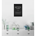 thumbnail image 2 of Money Never Sleeps Motivational Canvas Wall Art Inspirational Wall Street Entrepreneur Quotes Painting Poster Office Home Decor Print Artwork Living Room Bedroom Frame Ready to Hang[12''W X 18''H], 2 of 6