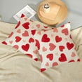 thumbnail image 6 of Valentines Pillow Covers 20x20 Pack of 2 Red Love Heart Throw Pillow Covers Decoration,Wedding Valentine''s Day Mother''s Day Anniversary Farmhouse Linen Cushion Case Decor for Home Sofa Couch, 6 of 6