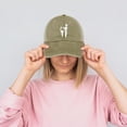 thumbnail image 6 of Ice Arresting Jesus Khaki Hat Adjustable Funny Fashion Unisex Baseball Cap for Men Women, 6 of 7