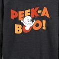 thumbnail image 3 of Casper The Friendly Ghost - Halloween - Peek A Boo - Women's Lightweight French Terry Long Sleeve Shirt, 3 of 5