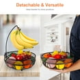 thumbnail image 5 of Auledio Houseware Fruit Holder with Banana Tree-Bronze, 5 of 7