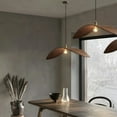 thumbnail image 5 of UEEYAC Wabi-sabi Walnut Chandelier Flying Bird Shape Dining Room Pendant Light, 5 of 10