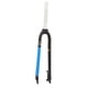 thumbnail image 5 of Horquilla de suspensión delantera para bicicleta de montaña BOLAN de aleación de aluminio, 26, 27,5 y 29 pulgadas, rígida, color negro y azul, 5 of 14