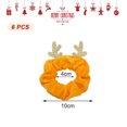thumbnail image 2 of 6 Christmas scrunchies Elk stretch headband Sparkly Christmas ponytail, 2 of 5