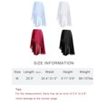 thumbnail image 2 of Ballet Wrap Skirt Women Chiffon midi Dance Skirts with Adjustable Waist, 2 of 6