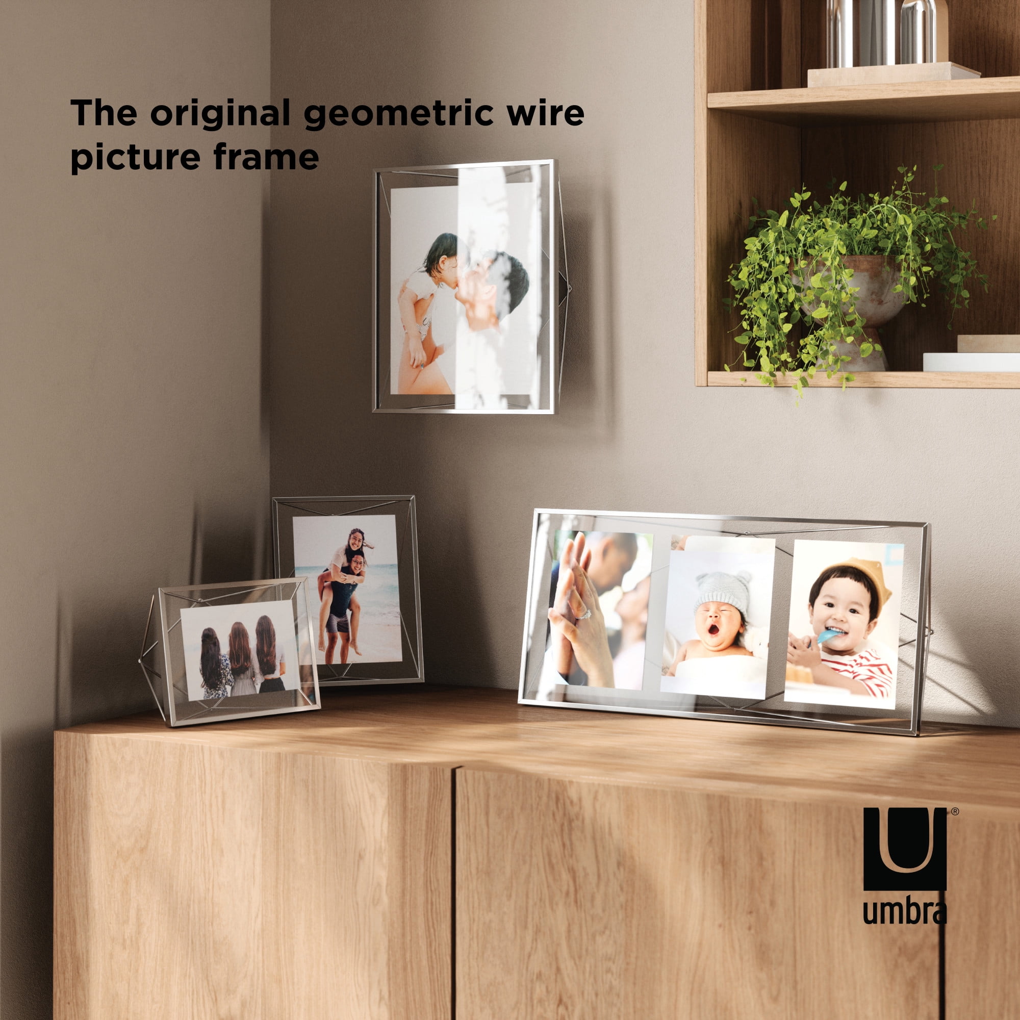 Umbra Prisma 8"x10" Tabletop & Wall Picture Frame