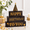 Aureate, variant on Copper 4-Piece Rustic Wooden Farmhouse Tiered Tray Decor Set