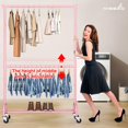 thumbnail image 2 of Perchero MISSLO Heavy Duty para guardar ropa, color rosa, 2 of 7