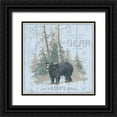 thumbnail image 1 of Phillips, Anita 15x15 Black Ornate Wood Framed with Double Matting Museum Art Print Titled - Bears World Gray, 1 of 4