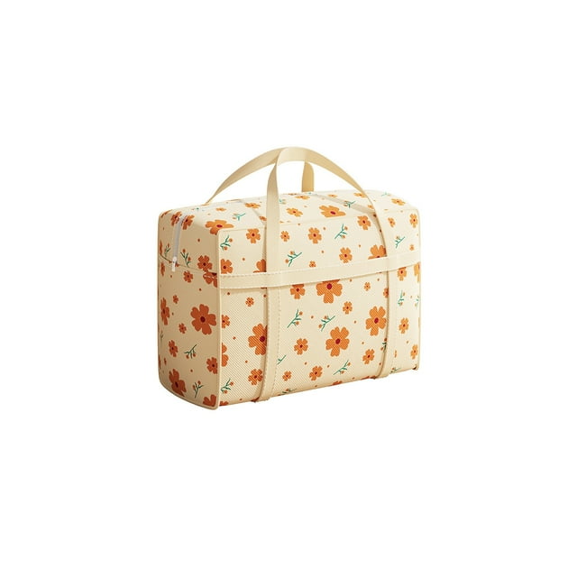 Heavy Duty Storage Tote Bag - Extra Large Capacity Clothes Packing Bag with Double Zipper & Reinforced Handles - Foldable & Machine Washable