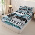 thumbnail image 2 of Homewish Rustic Cabin Camper Zipper Twin Comforter Sets with Fitted Sheet and 2 Pillowcases,Camping Adventure Theme Zipper Bedding Set For Kids Boys,Reversible,4-Piece, 2 of 7