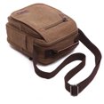 thumbnail image 5 of Bolso de lona mini para hombre, resistente al desgaste, moderno, tipo maletín de negocios, tipo bandolera, de viaje, informal, estilo retro, XA508ZC, 5 of 5