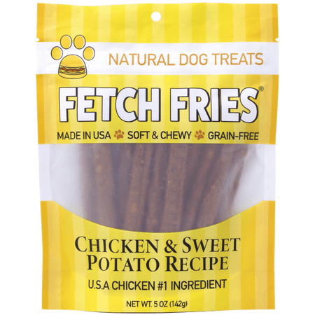 UPC: 0711583735127 | Fetch Fries Dog Treats – Chicken & Sweet Potato Recipe  Made in USA  Grain Free  Soft and Chewy (5 oz)