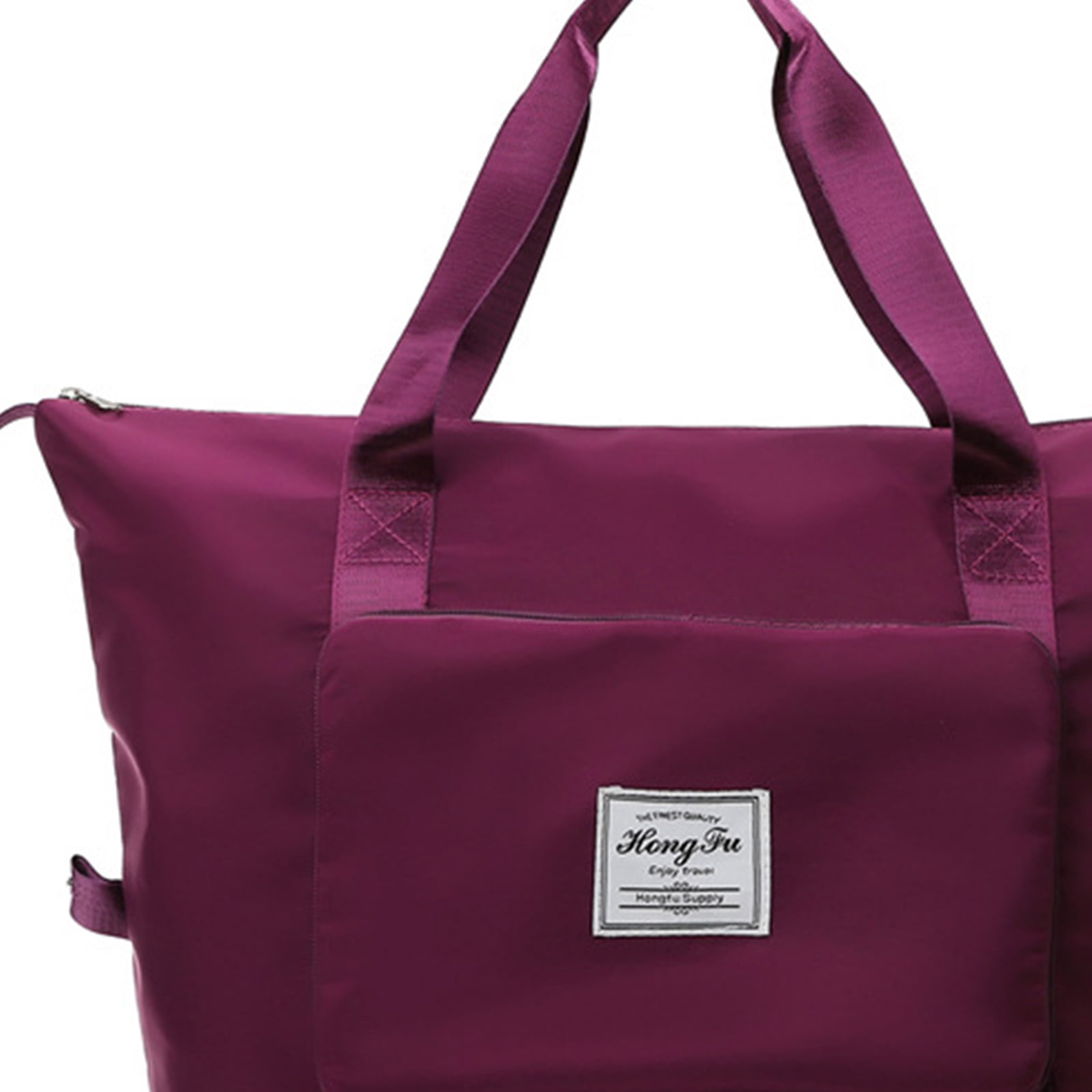 Saalising Oxford Cloth Short Travel Bag Male Travel Bag Womens Large-Capacity Travel Bag Simple Striped Bag Water-Proof Bag Color : Black