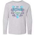 thumbnail image 3 of Inktastic My Meemaw Loves Me with Flowers and Hearts Long Sleeve Youth T-Shirt, 3 of 5