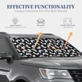 thumbnail image 4 of Bingfone Game Windshield Sun Shade 2-Piece Foldable Car Front Window Sunshade for Most Sedans SUV Truck-Small, 4 of 6