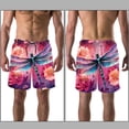 thumbnail image 3 of luoweisi Men's Beach Shorts Quick Dry Swim Trunks with Mesh Lining Dragonfly XL, 3 of 5