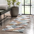 thumbnail image 4 of Well Woven | Calliope Ivory Blue | High-lo Pile | Cozy Shag Runner 2x7 (2'3" x 7'3"), 4 of 8