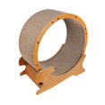 thumbnail image 2 of Bunblic Chat Roue de Course Jouet pour Animaux de Compagnie avec Mécanisme de Verrouillage Roue d'Exercice Meubles de Chat Mignon pour Animaux de Compagnie en Cours d'Exécution, 2 of 8