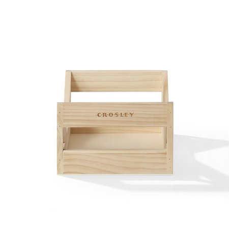 Crosley Radio 7  Vinyl Storage Crate in Natural