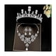 thumbnail image 1 of Bridal Tiaras Crown Set with Earring Kit & Necklack Handmade Luxury Crystal Hair Accessories for Party Prom New, 1 of 5
