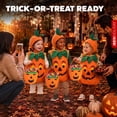 thumbnail image 5 of JEEXI Halloween Pumpkin Costume for Toddlers Baby Boys Girls Kids, Cosplay Pumpkin Cutie Pie Costume Suits, 2-3 Years Old, 5 of 9